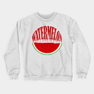 watermelon fruit illustration design Crewneck Sweatshirt